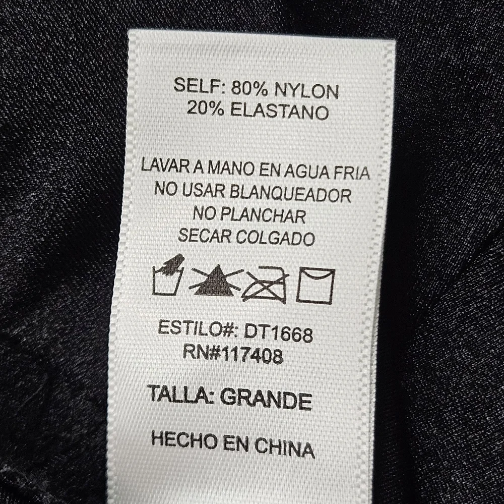 Black Bustier Top L - Picture 5 of 7